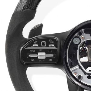 Volant en fibre de carbone pour Mercedes Benz <span class=keywords><strong>AMG</strong></span> Classe B C E S W166 W177 W205 W213 W212 W218 W222 C63 E63 G63 Accessoires de voiture - Product Image 3