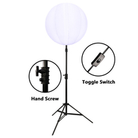 Lumière de travail d'ambiance de ballon à LED ambulatoire RVB 200W pour la fête en plein air