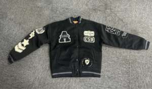 <span class=keywords><strong>Giacca</strong></span> da Baseball da Uomo Personalizzata in Misto Lana Stile High Street con Lettere Ricamate alla Moda per la Stagione Invernale Produttore di Giacche - Product Image 5