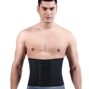 Ceinture de corset de soutien de taille sans couture pour hommes ceinture serrée de ventre réduisant la bière ceinture d'exercice de façonnage du ventre