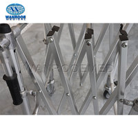 GA102E Chariot de transport pliable en alliage d'aluminium pour cercueil funéraire, vente en gros Chine