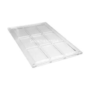 Factory 9 Cards Floating Trading Card Display Holder Acrylic 99% UV protective Graded Card Display Frame Case