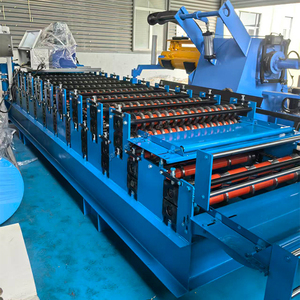 Máquina de fabricación de calamina para techos de Metal de Venta caliente Precio de la máquina formadora de rollos de teja de doble capa - Product Image 4