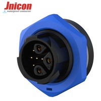 Jnicon M19 prise mâle et prise femelle connecteurs d'alimentation étanche IP67 Xlr connecteur câble 15A/300V connecteur de batterie 3 + 5P