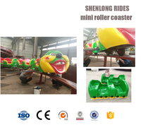 Train à chenilles à glissière Caterpillar en vente chaude, manège de montagnes russes pour enfants