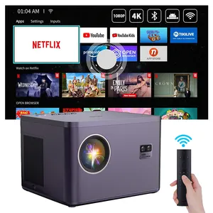 Bán buôn 1080P ngoài trời trượt mini chiếu Video chùm chiếu 4K không dây Wifi máy chiếu