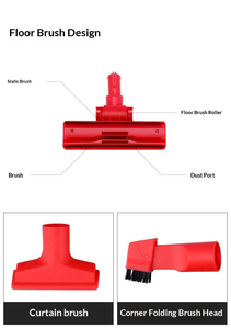 Handheld Wired Wet and Dry HEPA Filter <b>Vacuum</b> Cleaner with Powerful Suction Lightweight <b>Portable</b> for Home Hotel Use - Product Image 2