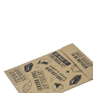 Enveloppes cadeaux auto-adhésives en papier kraft recyclé personnalisées, impression offset, enveloppes pour argent avec votre propre logo - Product Image 6