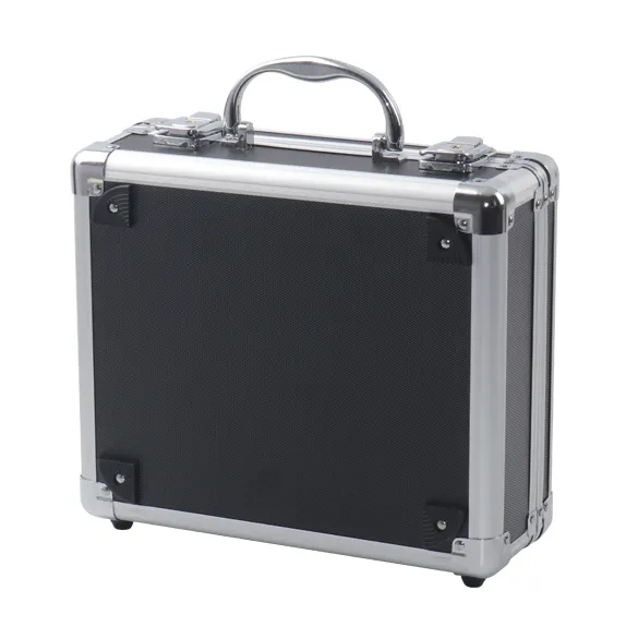 Custodia portatile in lega di alluminio scatola per strumenti di precisione scatola per fiches da Poker custodia in alluminio custodia per fiches da Poker Texas