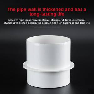 110 160 180 200 Ventilador de ventilación de <span class=keywords><strong>PVC</strong></span> Válvula de retención de aire antirretorno Conducto de escape unidireccional de baja presión Accesorios de tubería de retención de plástico" - Product Image 2