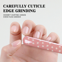 Lime à ongles en verre nano jetable personnalisée Makeauty, zébrée, simple face, grains 80/120/180/240, outils de polissage colorés pour salon