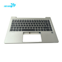 Couverture de clavier HK-HHT britannique pour HP Elitebook 640 G10 645 G10 clavier rétro-éclairé pour ordinateur portable repose-poignets N45428-031