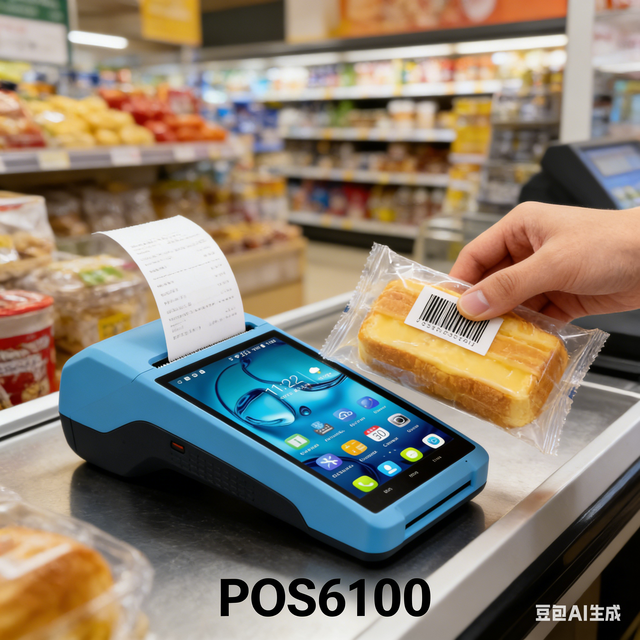 Android 8.1.0 58mm Thermal Receipt Printer 4G  Handheld POS Terminal Machine with 5.5" Touch Screen NFC USB Interface