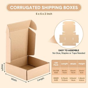 Cajas de Envío Pequeñas de Cartón Corrugado para Regalos de Navidad, Cajas de Cartón para Envíos de Pequeñas Empresas - Product Image 2