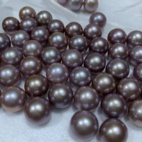 Vente en gros AAAAA qualité naturelle 11-12mm forme Edison ronde perle d'eau douce pour la fabrication de colliers et de boucles d'oreilles