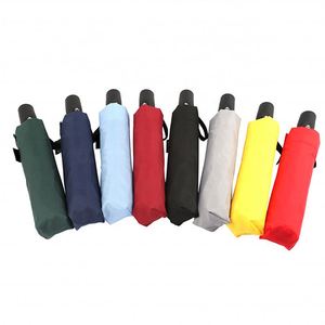 2026 Trading Product Wholesale Custom 3-Fold Silver Coated Semi-Automatic <b>Windproof</b> <b>Umbrella</b> for Travel - Product Image 2