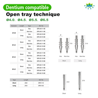 Coupelle de transfert pour implant dentaire, compatible avec Dentium, en acier inoxydable usiné CNC, pour laboratoire et clinique, fabrication OEM