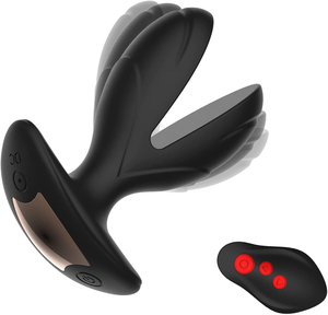 Plug anale vibrante con scossa elettrica, vibratore anale ricaricabile del punto G giocattoli adulti del sesso per le donne e le coppie gioco del sesso Gay - Product Image 1