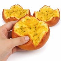 Jouet Squishy Butter Bloom Bread à Remontée Lente, Motif Doré, Anti-Stress, Décoration de Bureau, Cadeau