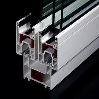 Fenêtre coulissante PVC/UPVC sur mesure résistante aux ouragans, qualité premium testée EU profil haut de gamme prix compétitif