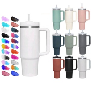 Vaso Térmico Personalizado 2023 <span class=keywords><strong>de</strong></span> 30oz/40oz, <span class=keywords><strong>Taza</strong></span> <span class=keywords><strong>de</strong></span> <span class=keywords><strong>Viaje</strong></span> <span class=keywords><strong>de</strong></span> Acero Inoxidable <span class=keywords><strong>de</strong></span> Doble Pared con Aislamiento al Vacío y Asa - Product Image 1