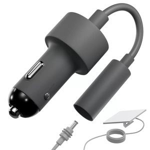 Chargeur de voiture Starlink Mini pour allume-cigare, convertisseur élévateur de tension DC femelle 12V/24V 20V, compact, en PVC/cuivre étamé, alimentation véhicule - Product Image 1