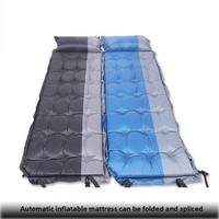 Lit gonflable d'extérieur, imperméable, résistant à l'humidité, portable, en tissu composite, matelas de plage pour pique-nique et camping