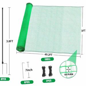 Rete Anti-Uccelli Resistente per Protezione Giardino, Recinzione in Plastica, Barriera Anti-Animali, Rete Anti-Corvi - Product Image 1
