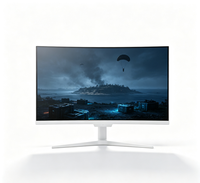 Computadora Todo en Uno COOLBIRD de 32 Pulgadas con Pantalla Curva, Cámara Opcional y GPU Discreta para Oficina en Casa y Negocios