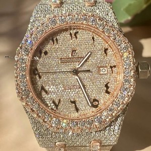 Orologio Automatico in Moissanite di Alta Gamma Personalizzato Orologio Meccanico da <span class=keywords><strong>Uomo</strong></span> OEM Marca di Lusso Hip Hop - Product Image 5