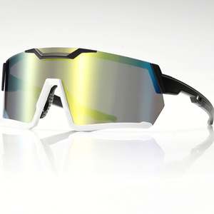 Gafas de Sol Deportivas con Marco Grande y Logotipo Personalizado para Hombre y Mujer, Lentes de Espejo Coloridas con Protección UV400, Gafas de Ciclismo - Product Image 6