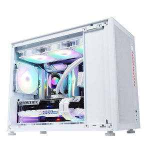 Hot Bán Kim Loại Microatx/360 Làm Mát Bằng Nước Dài Card Đồ Họa ITX Board Chơi Game Acrylic Máy Tính Để Bàn Mini Trường Hợp Cổ Phiếu - Product Image 6