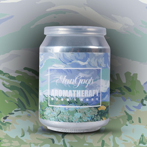 Ambientador para Auto VanGogh en Frasco, Aromaterapia, Perfume, Bálsamo Aromático, Desodorante para el Hogar, Difusor con Diseño <span class=keywords><strong>de</strong></span> <span class=keywords><strong>Estrellas</strong></span>, Luna y <span class=keywords><strong>Noche</strong></span> - Product Image 3