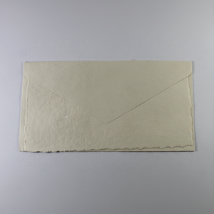 Professional Custom Greeting Envelope 250 Gsm Deckled Edge Card With Matching Envelop Recycled Handmade Paper - Product Image 1