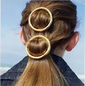 Kaimei de moda Mental Barrette geométrica horquillas para las mujeres boda Boho oro fiesta regalo Hairwear accesorios de joyería