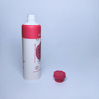 Tube souple en plastique PE pour crème pour les mains avec bouchon octogonal pour l'emballage de produits de soin de la peau et nettoyants pour le visage