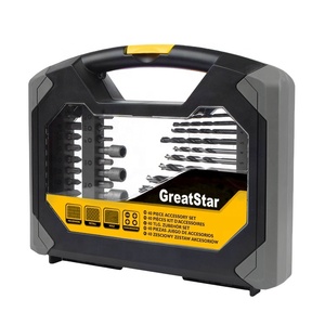 Greatstar 40-Piece Power Tool Accessory Combination Drill Bit Set Wood Drilling Use Warranty Window Blow Mold Case - Product Image 1