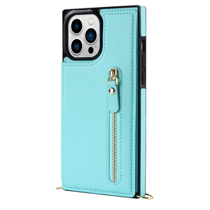 Custodia a portafoglio in pelle PU per telefono aziendale da donna per <span class=keywords><strong>iPhone</strong></span> 14 Pro Max 13 12 <span class=keywords><strong>11</strong></span> pro <span class=keywords><strong>Cover</strong></span> con cordino lungo - Product Image 5