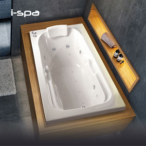 Baignoire rectangulaire en acrylique moderne Frankfurt pour hôtels et villas - Product Image 1