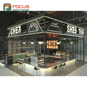 Vitrina Profesional para Cafetería, Mueble de Exhibición para Tienda Minorista, Vitrina Comercial para Café con Vidrio Templado - Product Image 3