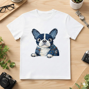 Stampa su T-shirt con Trasferimento Termico Personalizzata Unisex 210GSM 100% Cotone Casual - Stampa DTF Multicolore - Product Image 1