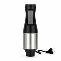 Mixeur Plongeant Électrique Multifonction 7 Vitesses en Acier Inoxydable pour Aliments Bébé, Smoothies et Préparation Culinaire 4-en-1