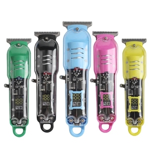 <span class=keywords><strong>Tondeuse</strong></span> à <span class=keywords><strong>cheveux</strong></span> électrique étanche rechargeable par USB, intelligente, portable, avec écran LCD, pour hommes - Product Image 1
