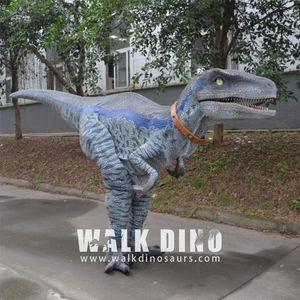 Décorez avec des plumes Costume de dinosaure jambes cachées professionnel Hacer Disfraz De Dinosaurio - Product Image 4
