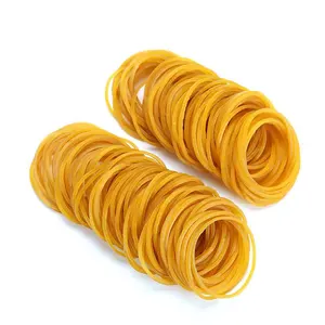 Spot Rubber Band Wholesale High Elastic Durable Disposable Rubber Band Yellow Rubber Ring Industry