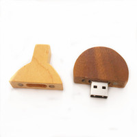 Vente en gros Raquette de table en bambou, noyer, érable Forme 1GB/2GB/4GB/8GB/16GB Clé USB en bois