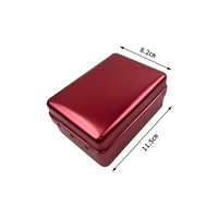 YOUYA180 Caja de desinfección de aluminio para fresas dentales con 180 orificios, estuche esterilizador para autoclave, caja para agujas de endodoncia, odontología