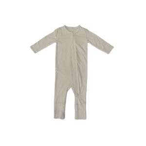 थोक कस्टम प्रिंट सस्ते बच्चों के पजामा 100% जैविक कपास डबल जिपर बेबी रोमन - Product Image 2