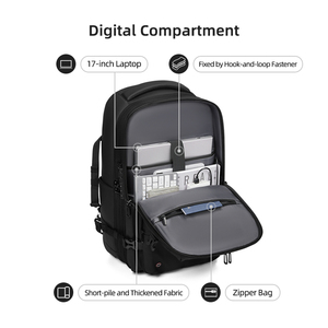 Mochila con ruedas multifunción impermeable de alta calidad, puerto de carga Usb para exteriores, mochila antirrobo con bolsa de compresión al vacío - Product Image 4