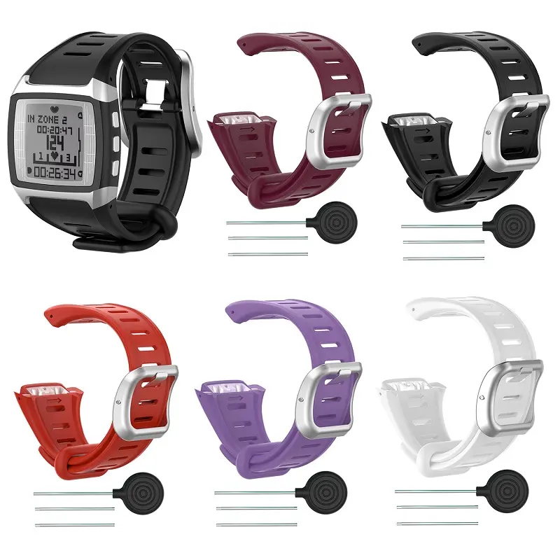 Männer Frauen Smart Fitness Sport Ersatz zubehör Armband für Polar FT60 Silikon Uhren armband